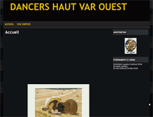Tablet Screenshot of dancers-haut-var-ouest.com